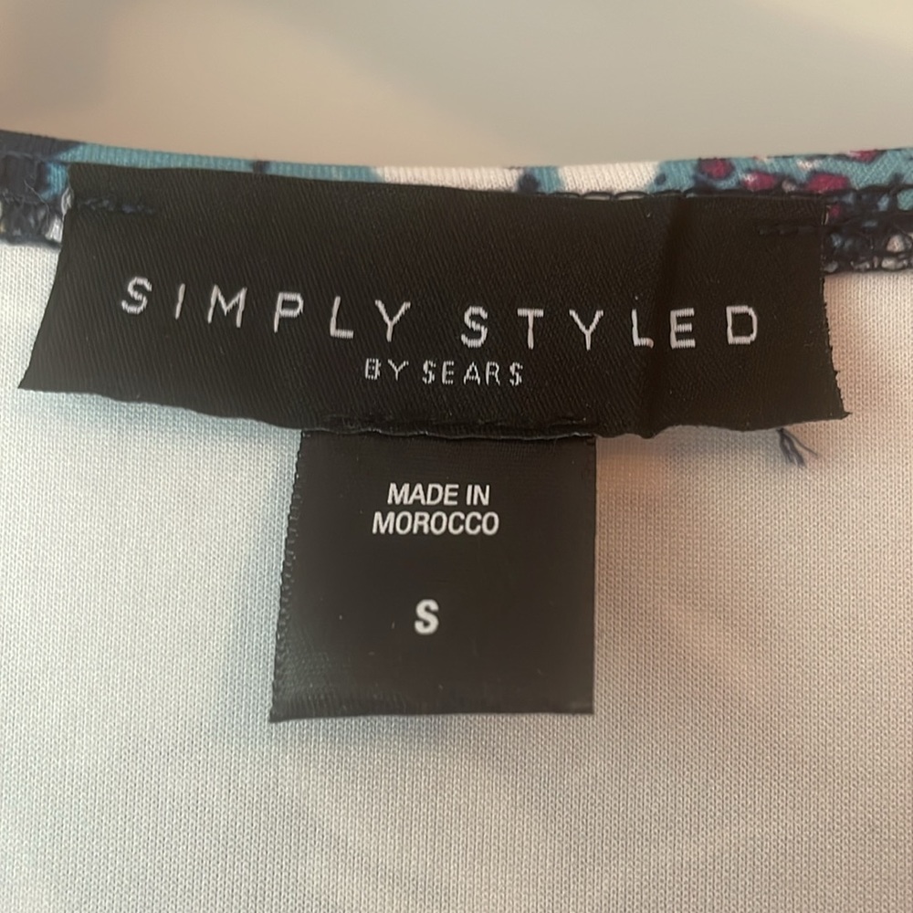 Simply Styled by Sears Floral Dress Size Small - Picture 7 of 9